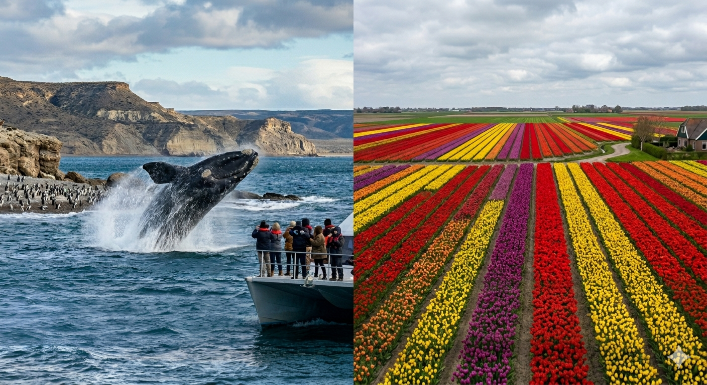 Ballenas y Tulipanes